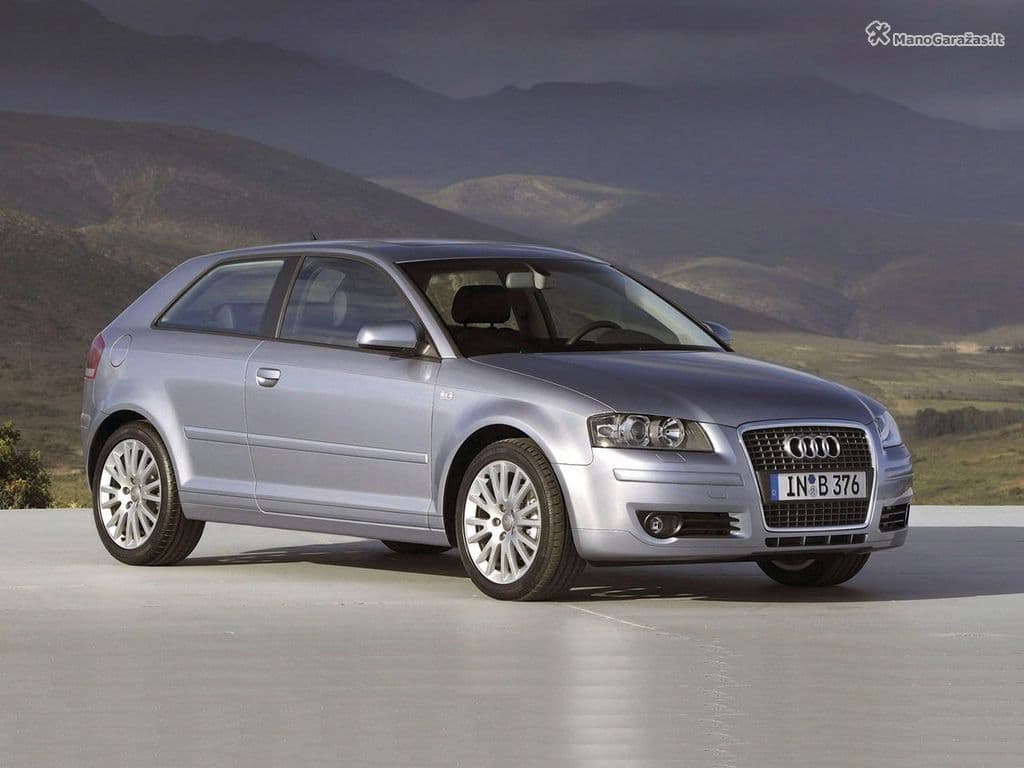 Audi A3 II (8P) Facelift 1 3.2 MT 250 HP AWD specifications and technical  data