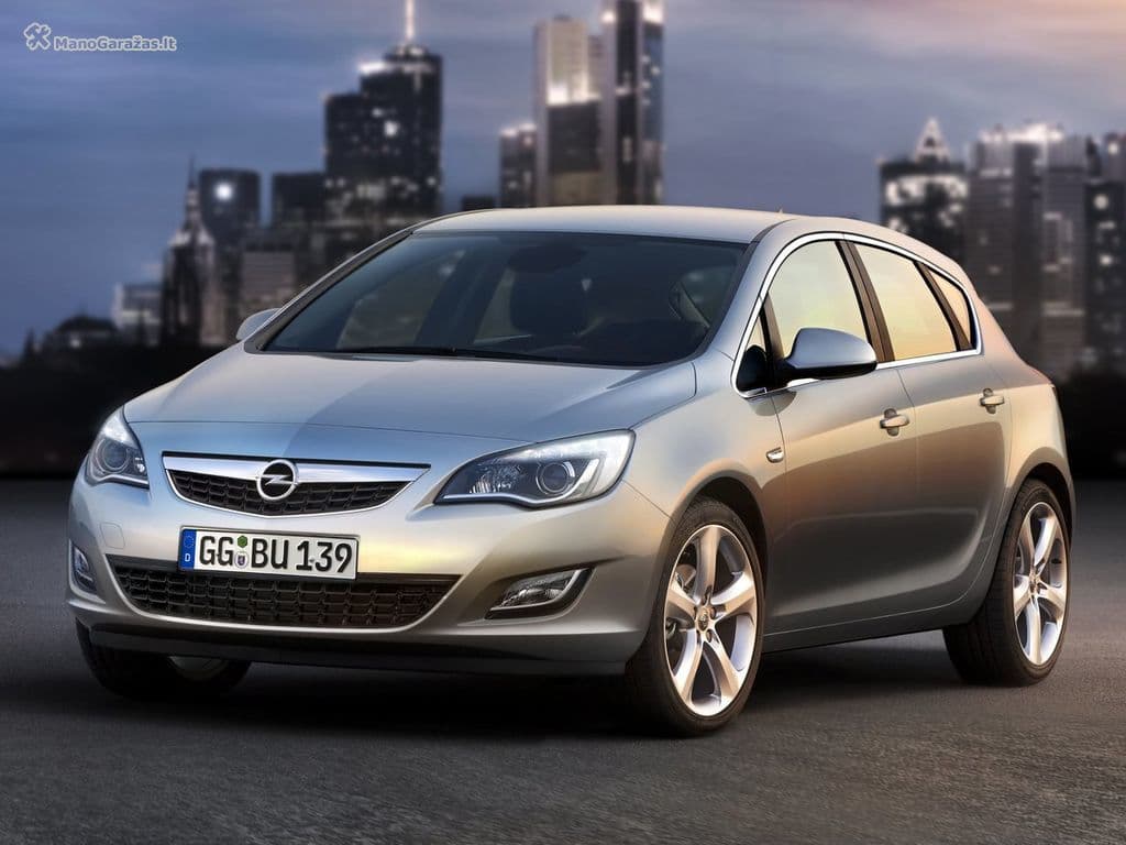 Opel Astra J technical specifications and fuel consumption —